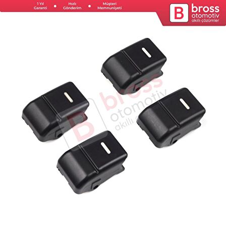 Land Rover Range Rover Sport L320 2005-2009 İçin 4 Adet Cam Açma Düğmesi Plastik Kapağı YUD501570PVJ