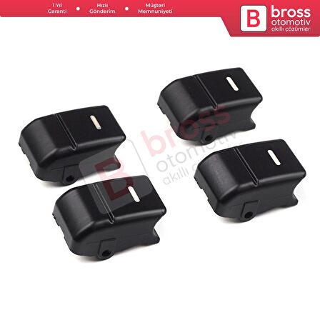 Land Rover Range Rover Sport L320 2005-2009 İçin 4 Adet Cam Açma Düğmesi Plastik Kapağı YUD501570PVJ
