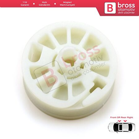 BWR5455 Hyundai Tucson MK3 TL 2016-2020 için Sağ Cam Kriko Gergi Makarası 82481D3011 83481D3001