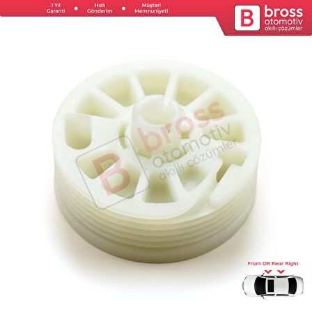 BWR5455 Hyundai Tucson MK3 TL 2016-2020 için Sağ Cam Kriko Gergi Makarası 82481D3011 83481D3001