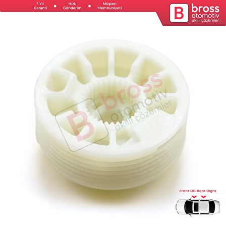 BWR5455 Hyundai Tucson MK3 TL 2016-2020 için Sağ Cam Kriko Gergi Makarası 82481D3011 83481D3001