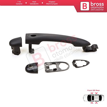 Renault Fluence Megane 3 Clio 4 Scenic 3 Captur 1 için Sensörlü Dış Kapı Açma Kolu Astarlı 806706656