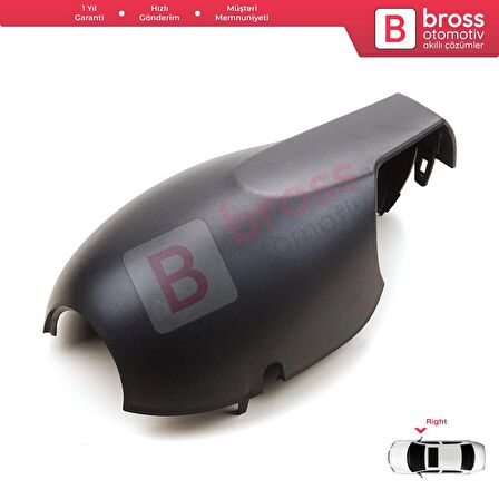 BSP1103-2 Renault Symbol 2 Thalia için Sağ Yan Dış Ayna Kapağı 8200634548