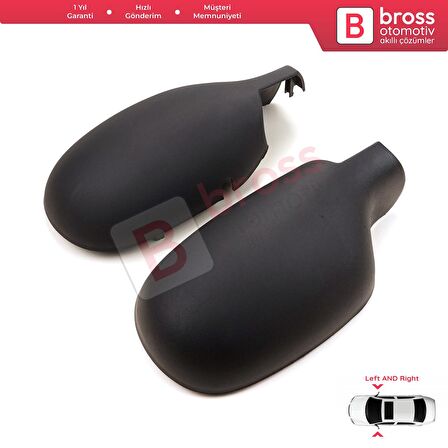 Renault Clio Symbol 1 Megane Scenic 1 Thalia 1 için Sağ Sol Yan Dış Ayna Kapağı 7701471854 1471855