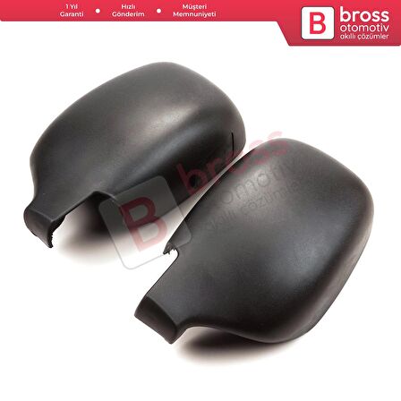 Renault Kangoo Nissan Kubistar 1997-2008 Peugeot 405 için Sağ Sol Yan Dış Ayna Kapağı 8200245171