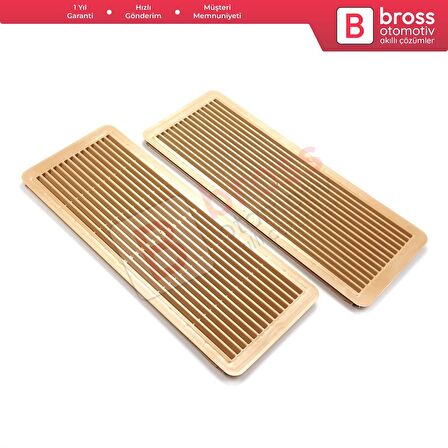 Mercedes W203 W208 W209 W210 W211 W215 W219 W220 W240 için 2X Bej Sunroof Tavan Izgarası A2117840644