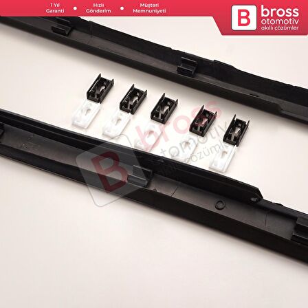 Mercedes Vito W638 1996-2003 için Ön Cam Çıta ve Klips Seti Sağ Sol 6386980079 6389840861