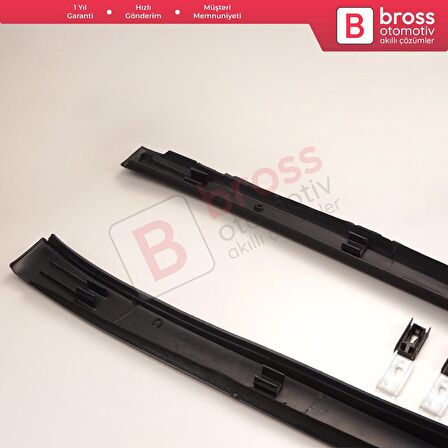 Mercedes Vito W638 1996-2003 için Ön Cam Çıta ve Klips Seti Sağ Sol 6386980079 6389840861