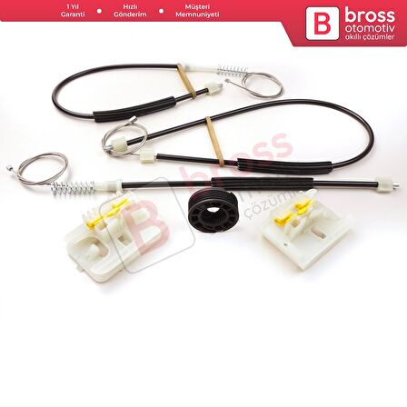 Ford Focus MK3 C346 2010-2019 4/5 Kapı BM51A23201 İçin Ön Sol Cam Kriko Tamir Seti