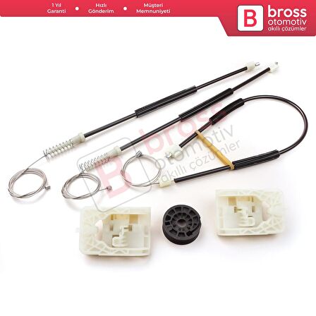 Ford Focus MK3 C346 2010-2019 4/5 Kapı BM5Z5423200 İçin Elektrikli Ön Sağ Kapı Cam Kriko Tamir Seti