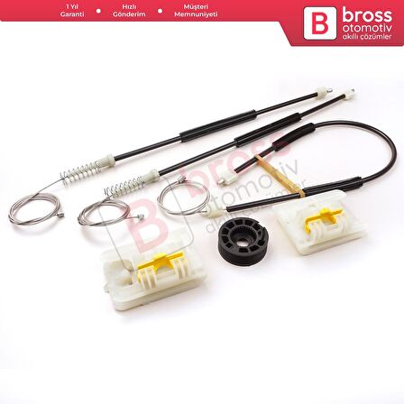 Ford Focus MK3 C346 2010-2019 4/5 Kapı BM5Z5423200 İçin Elektrikli Ön Sağ Kapı Cam Kriko Tamir Seti