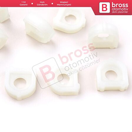 10 Adet Cam Kriko İndirme Kaldırma Mekanizma Kablo Ucu Halat Dübeli Tip BCP001