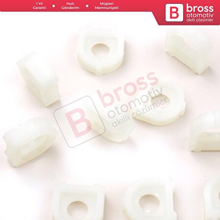 10 Adet Cam Kriko İndirme Kaldırma Mekanizma Kablo Ucu Halat Dübeli Tip BCP001