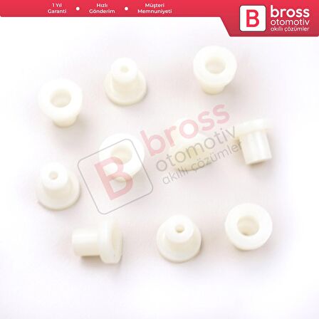 10 Adet Cam Kriko İndirme Kaldırma Mekanizma Kablo Ucu Halat Dübeli Tip BCP002