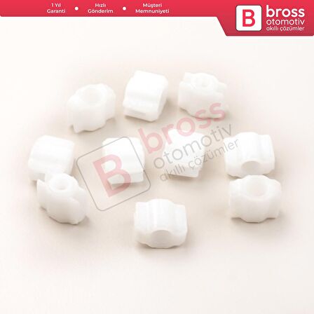 10 Adet Cam Kriko İndirme Kaldırma Mekanizma Kablo Ucu Halat Dübeli Tip BCP003