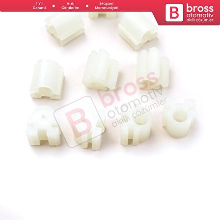 10 Adet Cam Kriko İndirme Kaldırma Mekanizma Kablo Ucu Halat Dübeli Tip BCP004