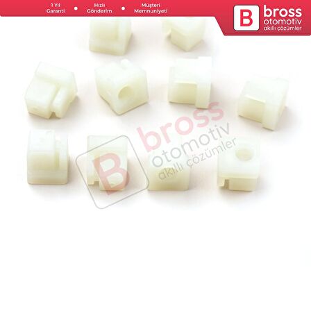 10 Adet Cam Kriko İndirme Kaldırma Mekanizma Kablo Ucu Halat Dübeli Tip BCP005