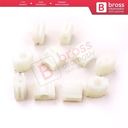 10 Adet Cam Kriko İndirme Kaldırma Mekanizma Kablo Ucu Halat Dübeli Tip BCP006