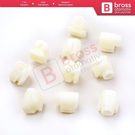 10 Adet Cam Kriko İndirme Kaldırma Mekanizma Kablo Ucu Halat Dübeli Tip BCP007