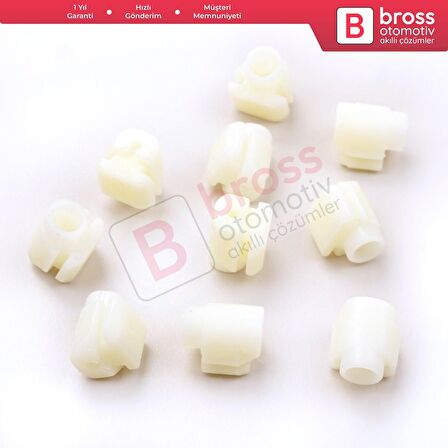 10 Adet Cam Kriko İndirme Kaldırma Mekanizma Kablo Ucu Halat Dübeli Tip BCP007