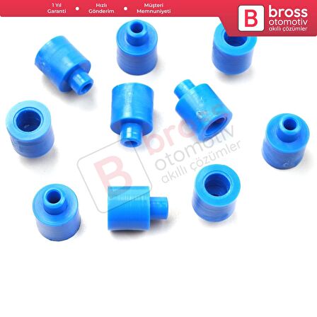 10 Adet Cam Kriko İndirme Kaldırma Mekanizma Kablo Ucu Halat Dübeli Tip BCP008