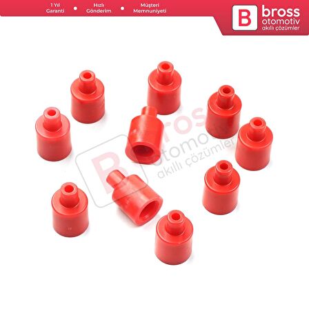 10 Adet Cam Kriko İndirme Kaldırma Mekanizma Kablo Ucu Halat Dübeli Tip BCP009