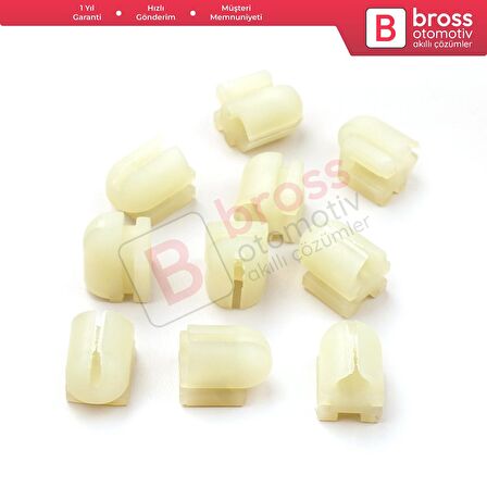 10 Adet Cam Kriko İndirme Kaldırma Mekanizma Kablo Ucu Halat Dübeli Tip BCP010