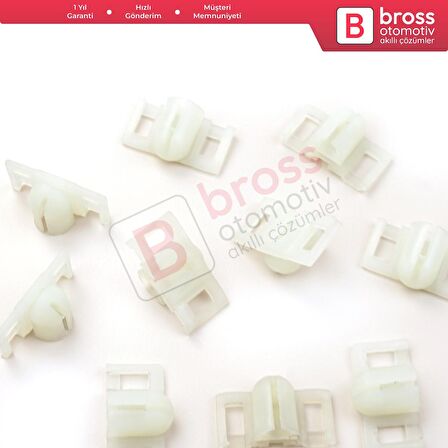 10 Adet Cam Kriko İndirme Kaldırma Mekanizma Kablo Ucu Halat Dübeli Tip BCP011