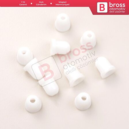 10 Adet Cam Kriko İndirme Kaldırma Mekanizma Kablo Ucu Halat Dübeli Tip BCP012