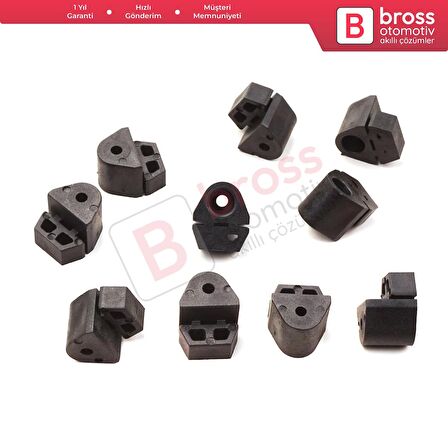 10 Adet Cam Kriko İndirme Kaldırma Mekanizma Kablo Ucu Halat Dübeli Tip BCP014