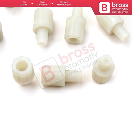 10 Adet Cam Kriko İndirme Kaldırma Mekanizma Kablo Ucu Halat Dübeli Tip BCP016