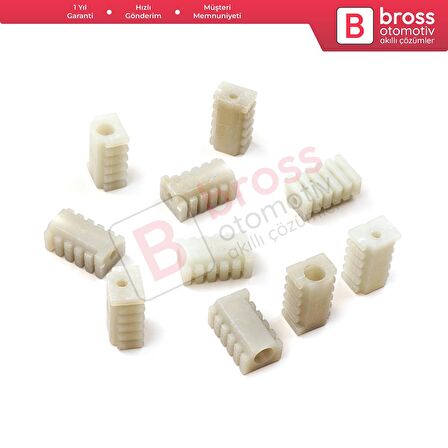 10 Adet Cam Kriko İndirme Kaldırma Mekanizma Kablo Ucu Halat Dübeli Tip BCP017