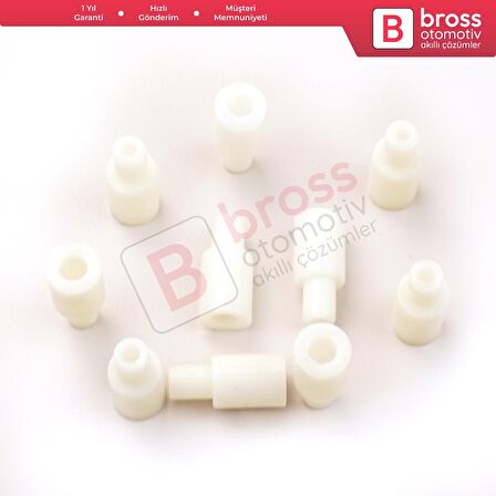 10 Adet Cam Kriko İndirme Kaldırma Mekanizma Kablo Ucu Halat Dübeli Tip BCP021