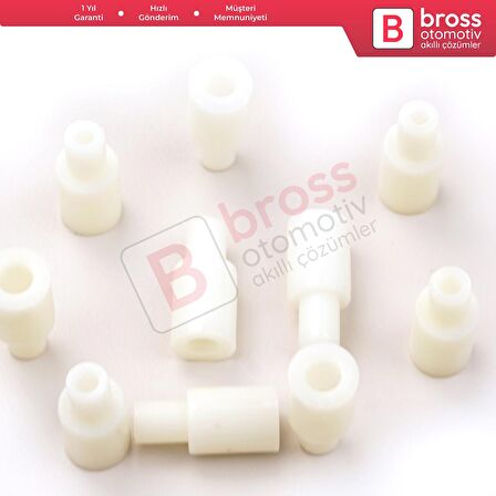 10 Adet Cam Kriko İndirme Kaldırma Mekanizma Kablo Ucu Halat Dübeli Tip BCP021