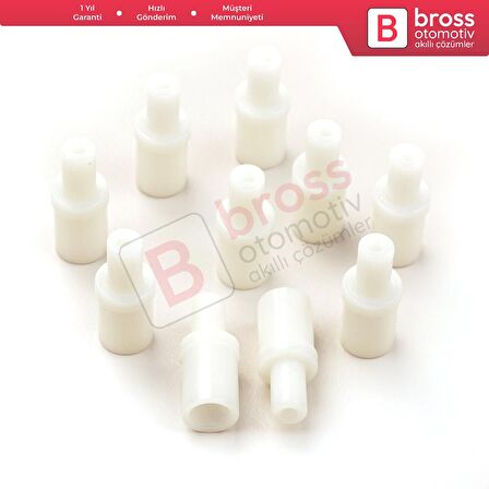 10 Adet Cam Kriko İndirme Kaldırma Mekanizma Kablo Ucu Halat Dübeli Tip BCP022