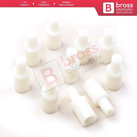 10 Adet Cam Kriko İndirme Kaldırma Mekanizma Kablo Ucu Halat Dübeli Tip BCP022