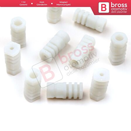 10 Adet Cam Kriko İndirme Kaldırma Mekanizma Kablo Ucu Halat Dübeli Tip BCP023