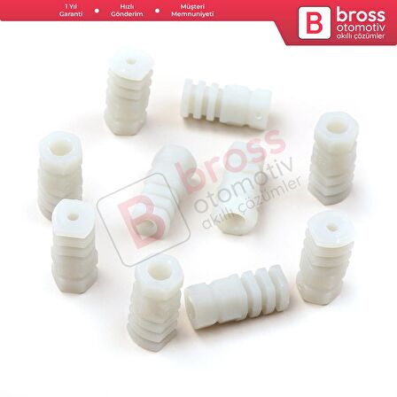 10 Adet Cam Kriko İndirme Kaldırma Mekanizma Kablo Ucu Halat Dübeli Tip BCP023