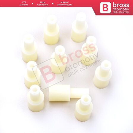 10 Adet Cam Kriko İndirme Kaldırma Mekanizma Kablo Ucu Halat Dübeli Tip BCP024