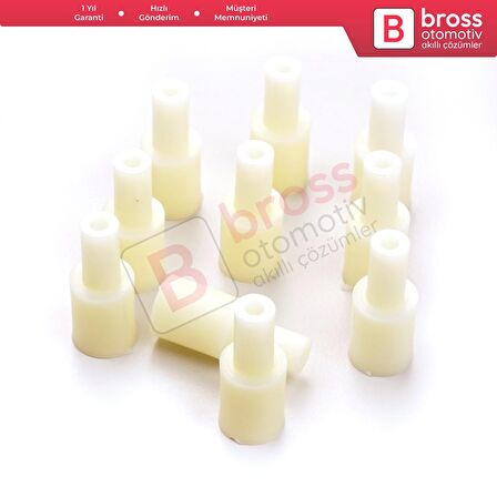 10 Adet Cam Kriko İndirme Kaldırma Mekanizma Kablo Ucu Halat Dübeli Tip BCP024