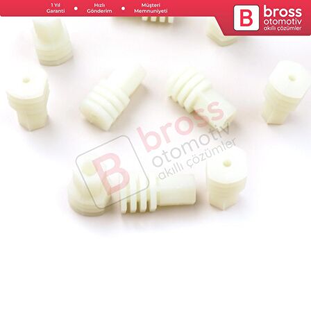 10 Adet Cam Kriko İndirme Kaldırma Mekanizma Kablo Ucu Halat Dübeli Tip BCP026