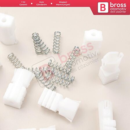 10 Adet Cam Kriko İndirme Kaldırma Mekanizma Kablo Ucu Halat Dübeli Tip BCP029