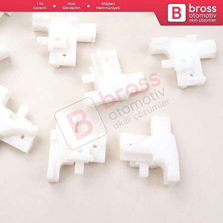 10 Adet Cam Kriko İndirme Kaldırma Mekanizma Kablo Ucu Halat Dübeli Tip BCP032