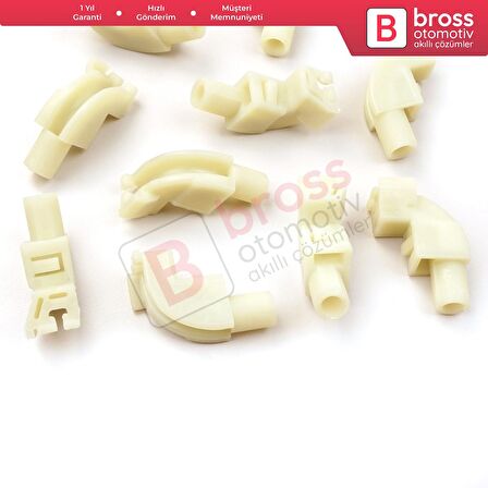 10 Adet Cam Kriko İndirme Kaldırma Mekanizma Kablo Ucu Halat Dübeli Tip BCP033