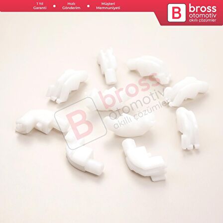 10 Adet Cam Kriko İndirme Kaldırma Mekanizma Kablo Ucu Halat Dübeli Tip BCP034