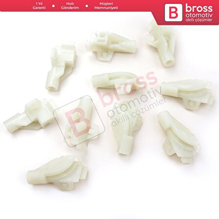 10 Adet Cam Kriko İndirme Kaldırma Mekanizma Kablo Ucu Halat Dübeli Tip BCP037