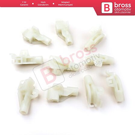 10 Adet Cam Kriko İndirme Kaldırma Mekanizma Kablo Ucu Halat Dübeli Tip BCP038