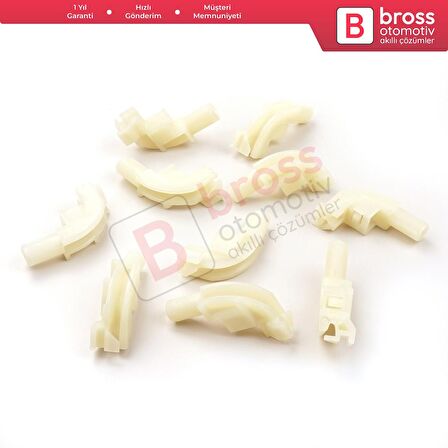 10 Adet Cam Kriko İndirme Kaldırma Mekanizma Kablo Ucu Halat Dübeli Tip BCP041