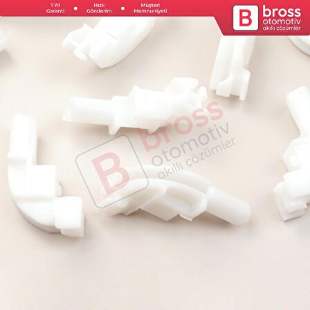 10 Adet Cam Kriko İndirme Kaldırma Mekanizma Kablo Ucu Halat Dübeli Tip BCP042