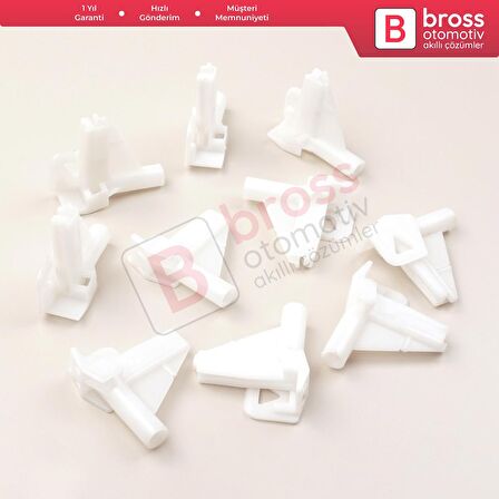 10 Adet Cam Kriko İndirme Kaldırma Mekanizma Kablo Ucu Halat Dübeli Tip BCP043